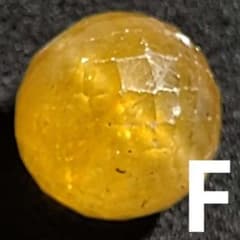 ☆クリアイエローサファイア カット11ミリ珠ビーズF(SA) - メルカリ