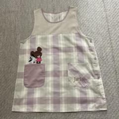 保育士エプロン　くまのがっこう　MーLのサムネイル