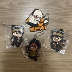 ゴールデンカムイ ラバーキーホルダー 3点&バッジ1点のサムネイル