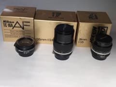 Nikon　レンズ　3本のサムネイル