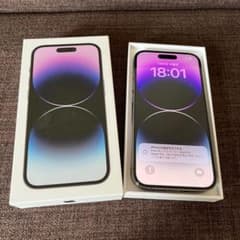 iPhone 14 Pro ディープパープル 128 GB SIMフリーのサムネイル