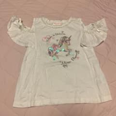 メゾピアノ 2weyオフショルTシャツ 130cmのサムネイル