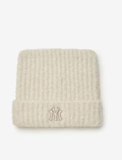 韓国　MLB　aespaカリナ着用デザイン 猫耳ニット帽　クリーム　白　ホワイト m33541218881_1.jpg?1762055417