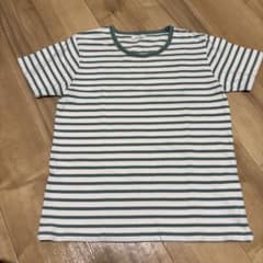 KOE ボーダーTシャツ(グリーン)のサムネイル