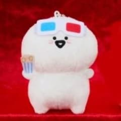 문구씨 문구와 함께 영화관 마스코트 키 체인 봉제인형