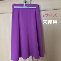 ナチュラル　ビューティー　ベーシック フレアスカート（ピンク）