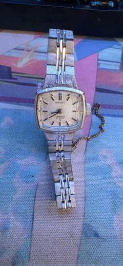 SEIKO レディース 手巻き時計 23JEWELS シルバーのサムネイル