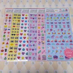 キャンドゥ chocottoシール 6枚セット⑬ シール/ステッカー/文房具