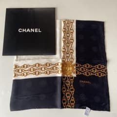 CHANEL シャネル チェーンモチーフ ビンテージスカーフ 新品・未使用のサムネイル