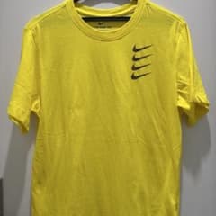 NIKE DRI-FIT Tシャツ イエロー 4連スウッシュのサムネイル