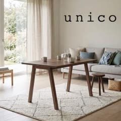 美品 unico ELEMT ダイニングテーブル w100 オーク 無垢材 - メルカリ