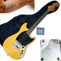 Fender USA Mustang Natural 1977年製【整備品】 Fender USA Mustang Natural 1977年製【整備品】 - メルカリ