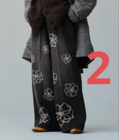 soerte × camphor wood ワイドバギーデニム