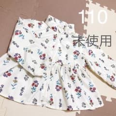 ウィンドブレーカー　フード付き　花柄　110のサムネイル