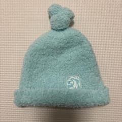 水色 フリース ニット帽のサムネイル
