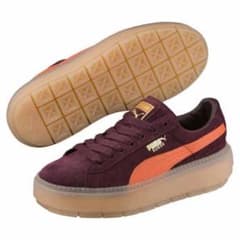 PUMA Suade Platform バーガンディ 新品未使用のサムネイル