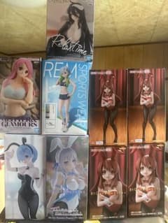 美少女フィギュア アーリャさん、レム、アルベド、ボニー、朝比奈