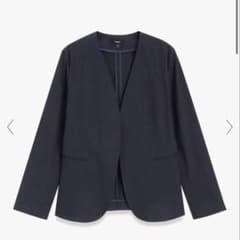 Theory ノーカラージャケット ネイビー サイズ00のサムネイル