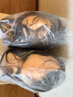 そ*そ様 美容師練習用カットウィッグ新品2体セットのサムネイル