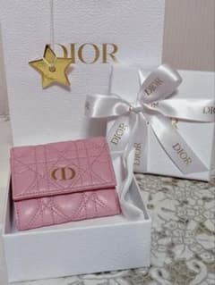 ディオール三つ折り財布ハイビスカスウォレットカナージュ ハート