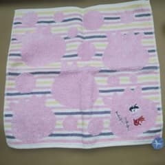 金魚刺繍 タオルハンカチ リバーシブルのサムネイル
