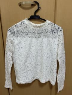 RETRO GIRL レース長袖トップスのサムネイル
