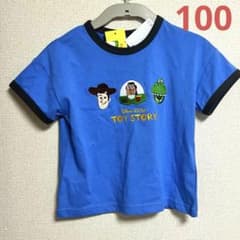 토이 스토리 5 키즈 티셔츠 반소매 우디 버즈 렉스 자수 100