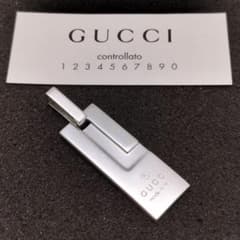 GUCCI ネックレス トップ プレート ペンダントトップ 925 シルバー
