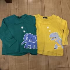 moujonjon 長袖カットソー 2枚セット 90cmのサムネイル