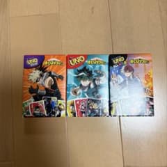 マクドナルド　ヒロアカ　ハッピーセット　UNO ウノ　3点のサムネイル