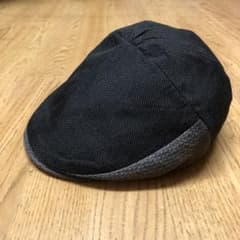 BASIQUENTI サイズ57〜59cm 黒 ハンチング 帽子