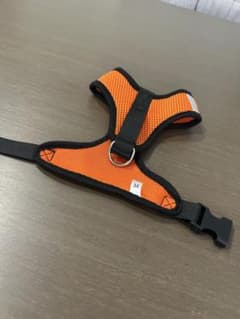 犬用ハーネス メッシュ素材 オレンジ Mサイズのサムネイル