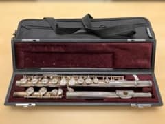 약간 변색 있음! YAMAHA 야마하 플루트 YFL-211 관악기 케이스 포함