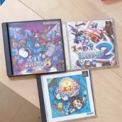 PS ソフトセット　ロックマン８、ぷよぷよ、デジモンのサムネイル