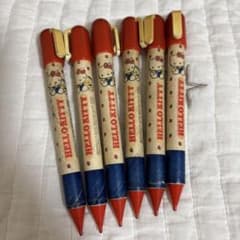 激レア】ハローキティ シャープペンシル 6本セット 昭和レトロ - メルカリ