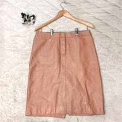 FENDI フェンディ レザー タイトスカート 膝丈 ピンク サイズ44 - メルカリ