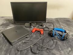 PS4 CUH-2100AB01 本体 + モニター + ヘッドホンのサムネイル