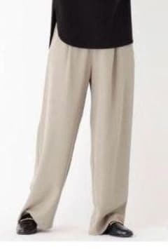 オペークドットクリップ　落ち感ツイルストレッチパンツ　ワイドパンツのサムネイル