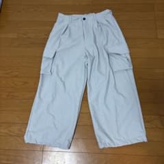 ワイドカーゴパンツ ライトグレーのサムネイル