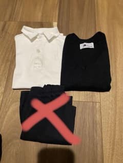 キッズ服セット お受験　ポロシャツ セーターのサムネイル
