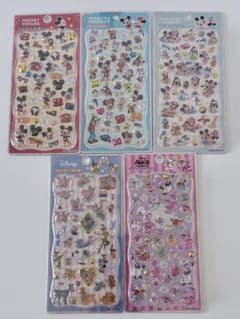 【正規品】ディズニー プチドロップステッカー　5枚セットのサムネイル