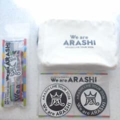 嵐 We are ARASHI フォンタブ、ポーチ、コースター 計3点セット 新品】嵐 ツアー2026 グッズ(フォンタブストラップ・ポーチ