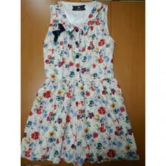[送料込]ROJITA　白色　花柄キュロットワンピースのサムネイル