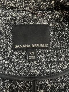 BANANA REPUBLIC テーラードジャケット XS 黒白のサムネイル
