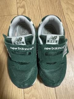 New Balance 996 キッズスニーカー グリーン　14.5 一足　美品のサムネイル