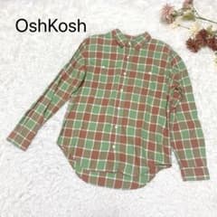 s4108【オシュコシュ】 長袖 チェック ネルシャツ メンズ カジュアル