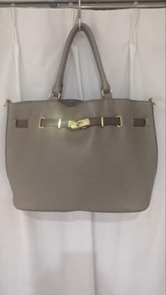 ミロス　トートバッグ　ベージュ　　レザーのサムネイル