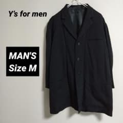 Y's for men】ブラック テーラードジャケット 茶タグ ヨウジヤマモト