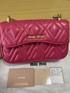 【美品】MIU MIU マテラッセ チェーンショルダーバッグ 5BD138のサムネイル