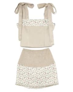 Charlotte flower set up beigeのサムネイル